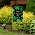 thumbnail image 3 of Briarwood Lane St. Patrick's Day Clovers Garden Flag, 3 of 4