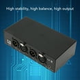 thumbnail image 3 of 48 V Phantom Power Supply, Dual Mic Support Iron Shell Phantom Power Supply High Output  For Music Recording Equipment, 3 of 8