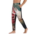 thumbnail image 3 of Kdxio Colorful Axolotl Underwater Pattern Joggers,Sweatpants for Men with Pockets-Medium, 3 of 5