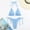 Blue, variant on Women Bandeau Bandage Adjustable Bikini Set Push Up Brazilian Swimwear Beachwear Swimsuit Bathing Suit Top 18w Athletic Bathing Suits for Women Swim Suit Shorts Swimsuit Bra Support Bathing Suits for