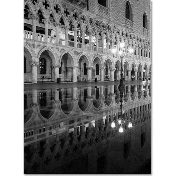 Trademark Fine Art Moises Levy Venetia Reflection Canvas Wall Art - 30x47
