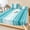 Teal Blue, variant on King Size Fitted Sheet Set - Red Vertical Striped 3 Piece Bedding Sets 16" Deep Pocket Fitted Sheet with 2 Pillowcases, Farmhouse Minimalist Abstract Lines Brushed Microfiber Hotel Luxury Bed Sheets