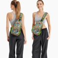 thumbnail image 2 of Tribal Ink Style Sling Backpack Lightweight Crossbody Bag for Hiking, Outdoor Activities and Daily Commuting, 2 of 3