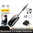 thumbnail image 4 of Bluetooth 5.4 Audio Transmitter Receiver Low Latency 3.5mm AUX Jack Airplane Wireless Adapter for TV Car Speaker, 4 of 5