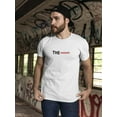 thumbnail image 2 of The Less With A Red Line T-Shirt Men -GoatDeals Designs, Male 3X-Large, 2 of 4