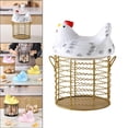 thumbnail image 4 of Fruit / Egg Storage Metal Basket Wire Kitchen Storage Holder Container for kitchen and home, Iron Basket Holder for Vegetables Style 5, 4 of 7