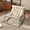 Off White, variant on Large Indoor Outdoor Rocking Chair, Oversized Rocking Chair with Thick Cushion and Frame, All-Season Lounge Rocker for Garden Balcony Porch Living Room