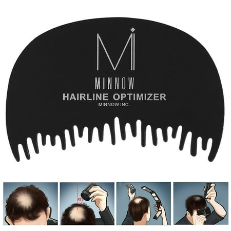 Ejoyous Minnow Professional Hair Fiber Forehead Pre-hair Line Hairline Plastic Dedicated Comb,Hairline Comb, Hair Fiber