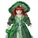 thumbnail image 5 of Ounissouiy Muñeca femenina de porcelana victoriana hecha a mano, expresiones faciales detalladas, artículos coleccionables, materiales Decoración del hogar azul, 5 of 6