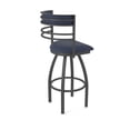 thumbnail image 2 of 860 Hunter 36" Swivel Bar Stool with Pewter Finish and Graph Anchor Seat and Back, 2 of 5