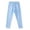 Light Blue, variant on Girls Cotton Leggings Pants Full Length Basic Leggings Stretchy Legging Footless Tight Pants
