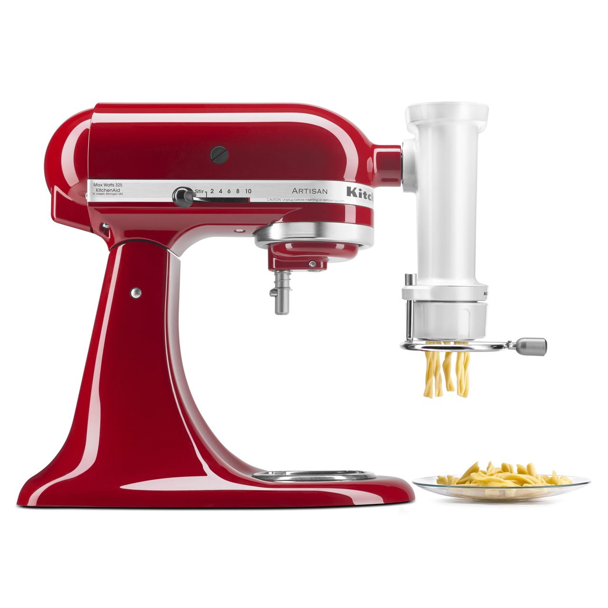 KitchenAid Gourmet Pasta Press Attachment for KitchenAid Stand Mixer, White KSMPEXTA