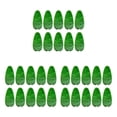 thumbnail image 3 of Billuyoard 10 Uds. De manteles individuales grandes de hojas de plátano, plantas de imitación, posavasos resistentes al calor para bebidas, Type1 NO1, 3 of 6