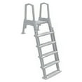 thumbnail image 6 of Aqua Select Blue Anti-Slip Pool Steps with Blue Steps and White Outside Flip-up Safety Ladder, 48-54"H, 6 of 6