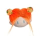 thumbnail image 5 of Llavero con cabeza de muñeca de peluche, adorable llavero de juguete de peluche para mochila, fiesta para niños y niñas Naranja, 5 of 8