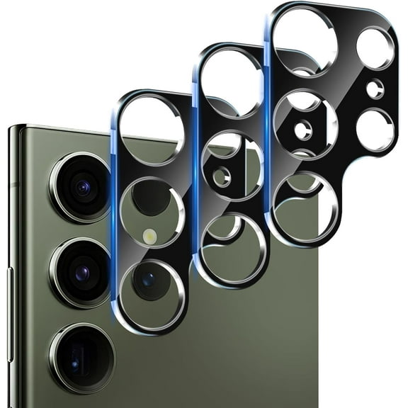 Camera Lens Protector Designed for Samsung Galaxy S21 Ultra Camera Lens Shield,Case Friendly Pack of 3 HD Clear Tempered Glass Lens Cover for Samsung Galaxy S21 Ultra