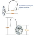 thumbnail image 2 of 12PCS Shower Curtain Hooks Decorative Hand Carved Shower Curtain Hooks Rings for Bathroom Decorative Rhinestones Shower Curtain Rings Hangers for Shower Curtains, Clothing, Towels, etc. Clear, 2 of 4