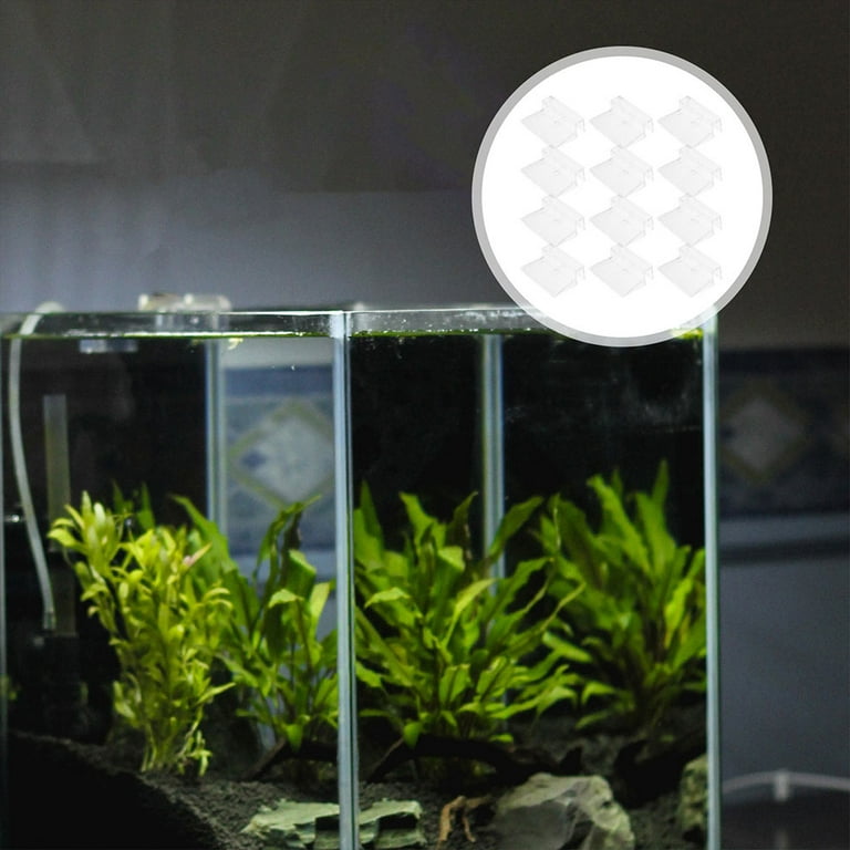 Aquarium Cover Bracket Glass Fish Tank Accessories Rimless Lid Holder Handle  White 