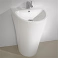 thumbnail image 6 of Fresca Parma 24" White Pedestal Sink Bathroom Vanity with Medicine Cabinet, 6 of 10