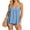Sky Blue, variant on Fewfanhot Women's Lace Trim V-Neck Camisole Tank Top, Spaghetti Strap Casual Summer Flowy Blouse, Sleeveless Loose Fit Cami, S-3XL