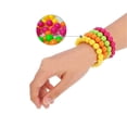 thumbnail image 4 of Conjunto De Accesorios De Disfraces De Fiesta De Lujo, Conjunto De Disfraces De Neón Para Mujeres Diadema De Encaje Collar Pendientes Pulseras Guantes Calentadores De Piernas sonducket  AP005900-00, 4 of 6