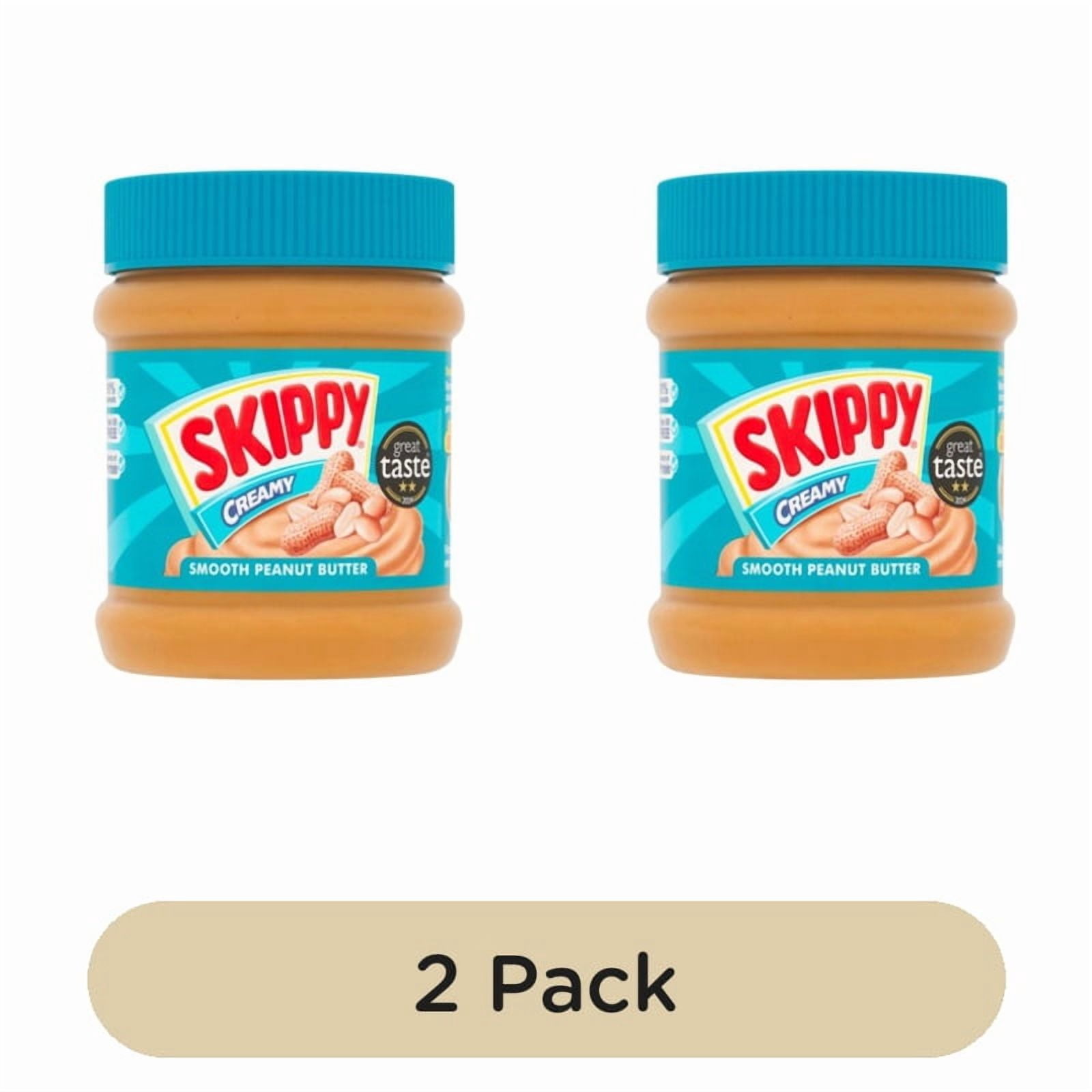 Skippy Smooth Peanut Butter 340g, British Import (Pack of 2)