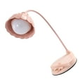 thumbnail image 4 of LED Reading Light Plastic Flower Shaped Touch Sensitive USB Charging Folding Table Lamp for Bedroom Dormitory Pink, 4 of 6