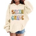 thumbnail image 4 of Ruyang Back to School Clothes for Teen Girls 6th Grade Hoodies Boys First Day of School Pullover Hoodie Cute Sweatshirt, 4 of 7
