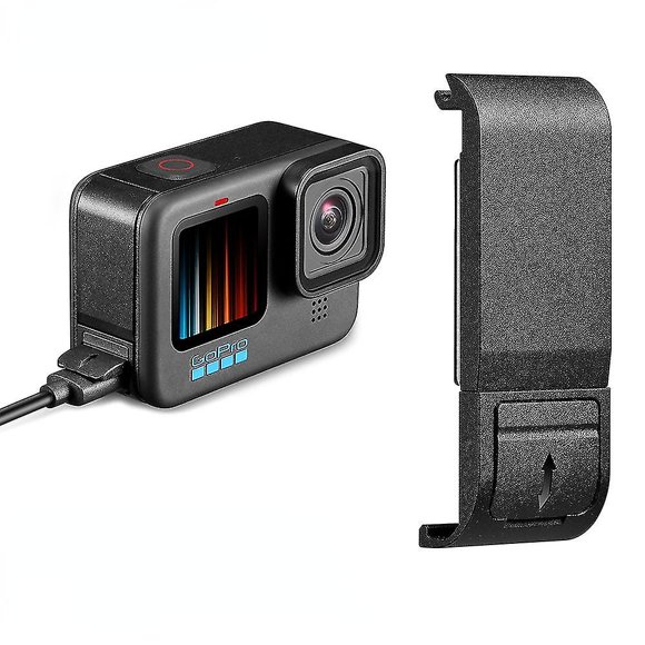 Flip Battery Side Cover For Gopro Hero 10 9 Charging