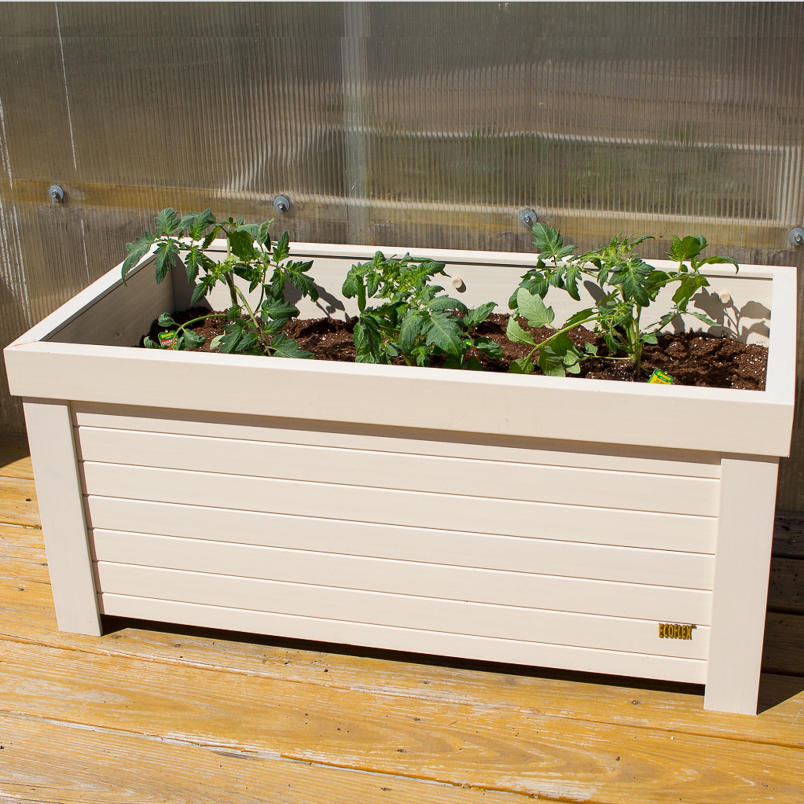 ecoFLEX Rectangular Planter, 36" Wide, Tan - Walmart.com - Walmart.com