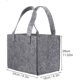 thumbnail image 5 of Bolsa de vino para 6 botellas, bolsa de comestibles reutilizable para viajes, campamentos y picnics (tamaño: 9,45x6,3x11 pulgadas), 5 of 5