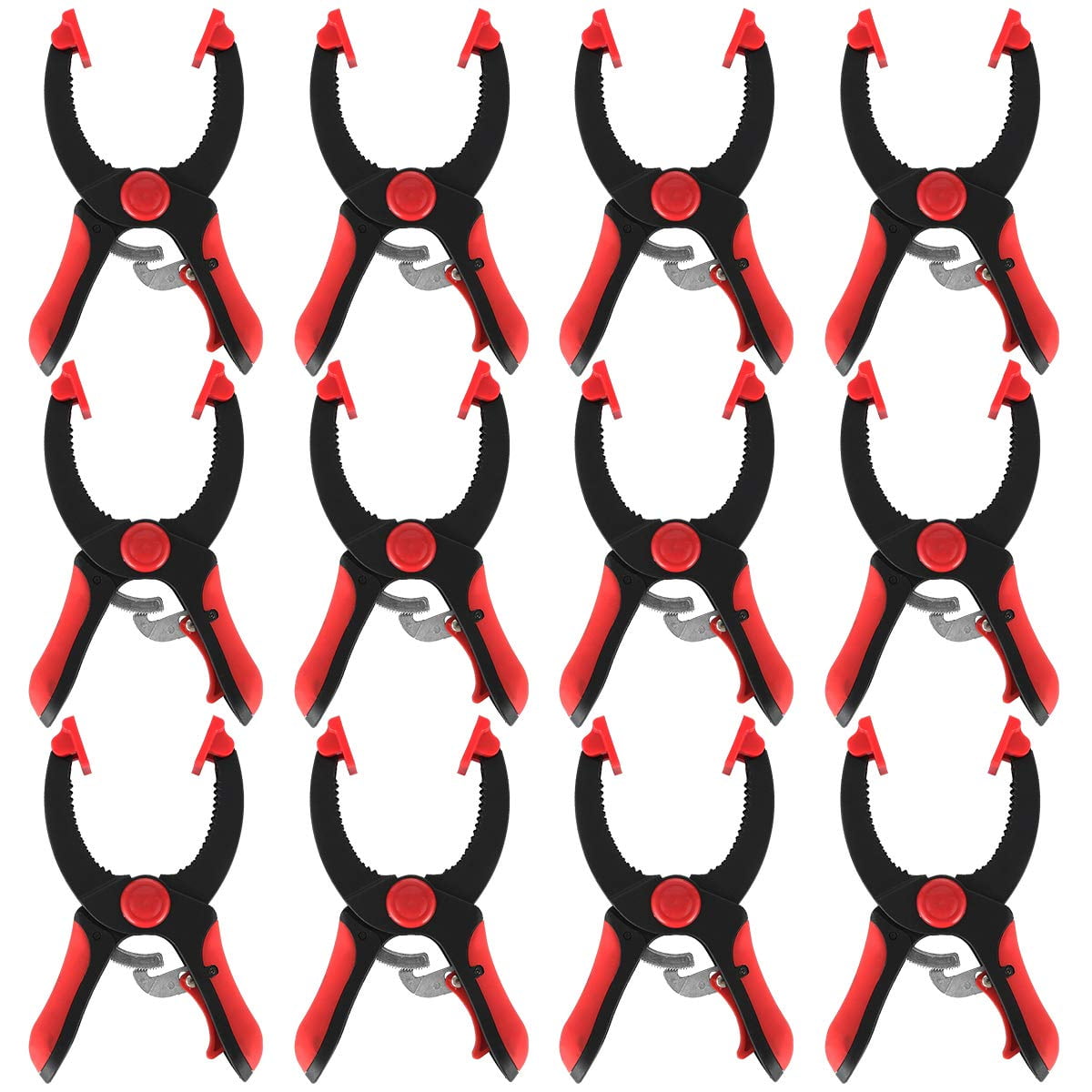 12Piece Heavy Duty Ratchet Clamp with Ratcheting mechanism Adjustable