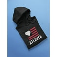 thumbnail image 3 of Atlanta With A Dark Flag Hoodie Men -Image by Shutterstock, Male Medium, 3 of 4
