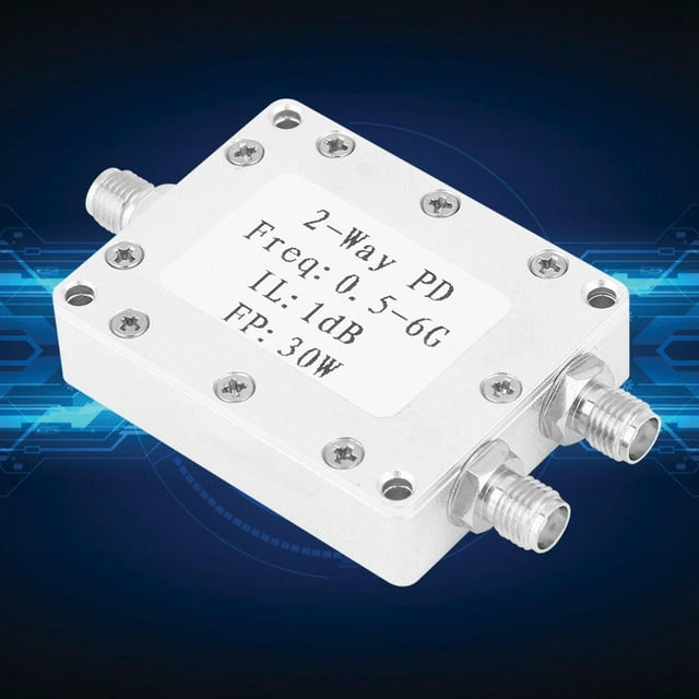 Power Splitter, 2-Way Power Divider, Natural Color Aluminum Alloy Power Power Distribution Factory For Industry
