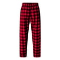 thumbnail image 4 of Turilly Mens Pants Fashion Men's Casual Plaid Loose Sport Plaid Pajama Pants Trousers, 4 of 5
