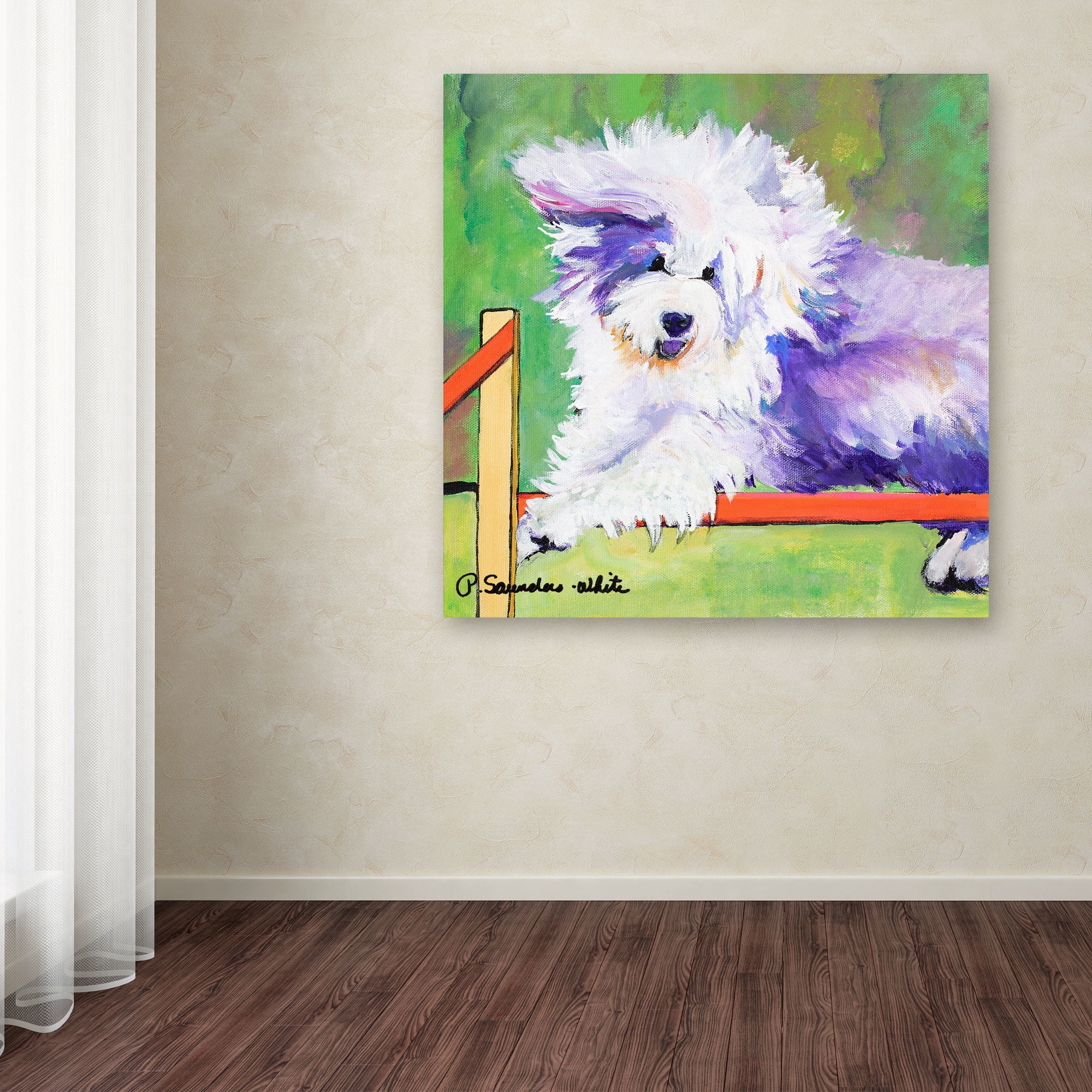 Trademark Fine Art "Tibetan Trials" Canvas Art by Pat Saunders-White