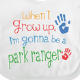 thumbnail image 4 of Inktastic Park Ranger Future Boys or Girls Baby Bib, 4 of 4