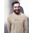 thumbnail image 2 of Cetacea Cuviers Beaked Whale. Sweatshirt Men -June Erica Vess Designs, Male 5X-Large, 2 of 4