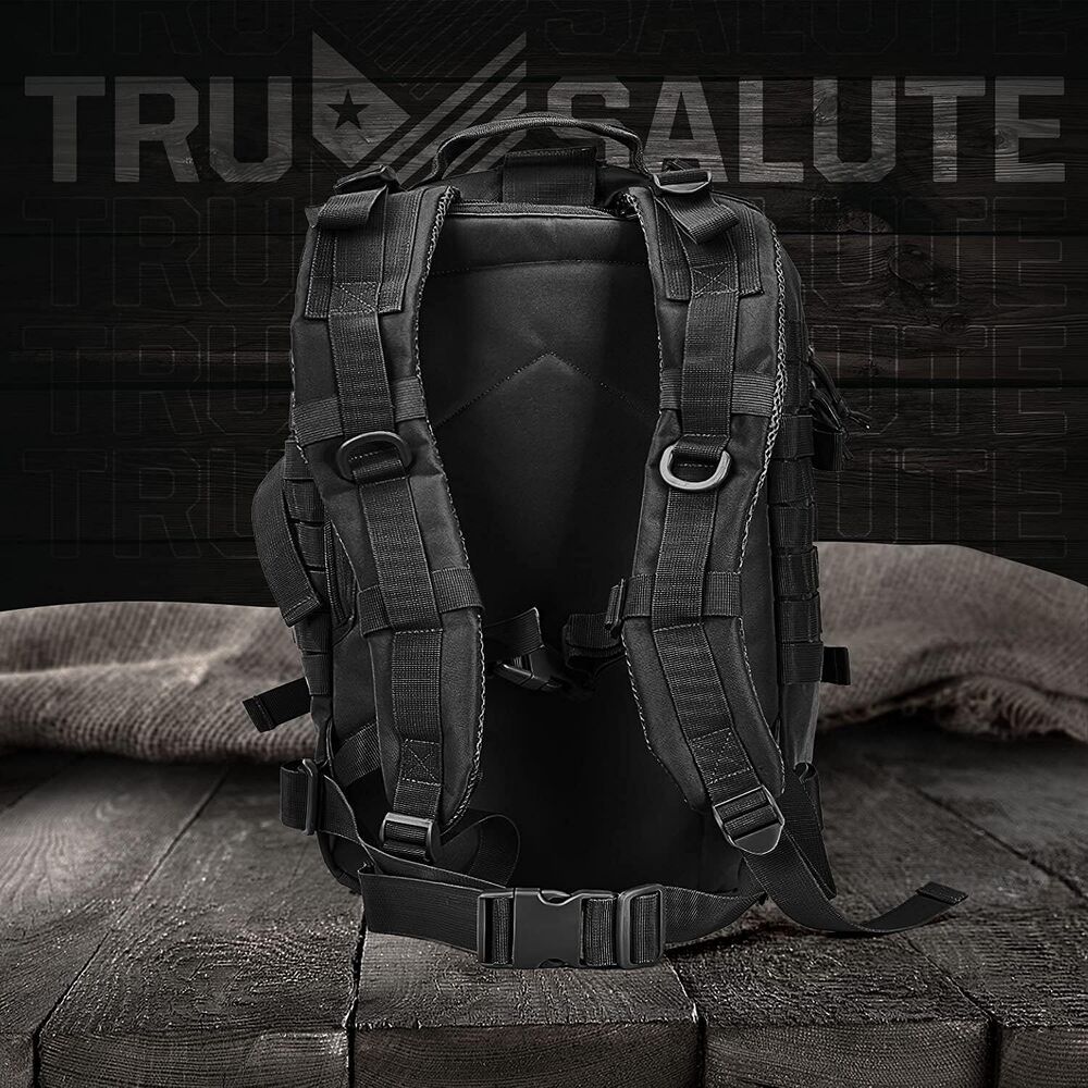 45L Large Military Tactical Backpacks Molle Army Assault Pack 3 Day Bug ...