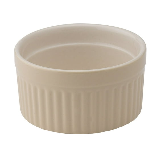 HIC Harold Import Co. Souffle Ceramic Wheat 6oz 98005WT-HIC