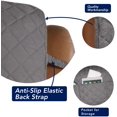 thumbnail image 3 of Housse de Sofa Inclinable Surdimensionnée Matelassée Réversible, Protecteur de Meuble Résistant à l'Eau, Housse de Canapé Lavable avec Sangles Élastiques pour Enfants, Animaux (Fauteuil Inclinable Surdimensionné, Gris/gris Pâle), 3 of 7