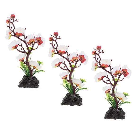Simulation Flower Sushi Plate Decor Home Decoration Realistic Shape Plastic Material 22X5.5X5.5CM 3Pcs