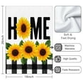thumbnail image 3 of 2 Pcs Funny Kitchen Towels,Home Sunflower Buffalo Check Microfiber Dish Towels,Kitchen Tea Towels,Kitchen Towel Set (18" X 26"), 3 of 3