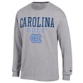 thumbnail image 2 of Men's-Champion  Gray North Carolina Tar Heels Long Sleeve T-Shirt, 2 of 3