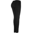 thumbnail image 3 of 2Luver, Women's, Stretchy 5 Pocket Skinny Jeans, Black, 15, 3 of 6