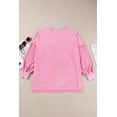 thumbnail image 4 of FOLUNSI Elegant Plus Size Pink Sweater - Drop Shoulder Daily Chic!, 4 of 8
