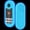 Glow Blue, variant on Case for Vizio XRT281 Remote [Anti-Slip] Protective Cover for ONN FHD TV Remote Compatible with VIZIO XRT181  TV Remote (Glow Green)