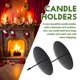 thumbnail image 5 of Portavelas de , Adviento 8 Cm, Metal, Vela Navidad con Piezas Negro, 5 of 5