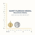 thumbnail image 4 of Picturesongold.Com Saint Florian Protector Firefighters Religious Necklace Pendants Adult-3/4 10K YG, 4 of 6