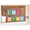 thumbnail image 4 of iDesign Crisp BPA-Free Plastic Stackable Tea Packet Storage Organizer Drawer with Lid for Kitchen Cabinets and Countertops - 12.50" x 6.50" x 4.50", Clear, 4 of 7